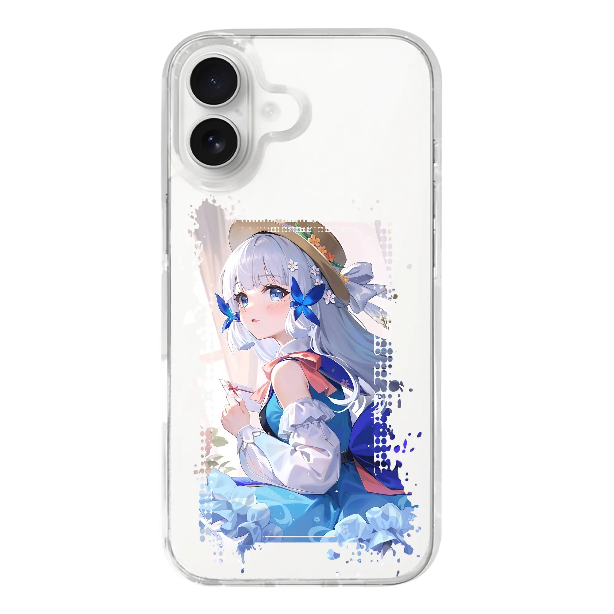 原 神 グッズ 神里綾華 - iPhone 17シリーズ 透明スマホケース – 薄型・耐衝撃・精密フィット保護カバー